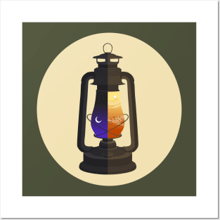 Day/Night Lantern Posters and Art